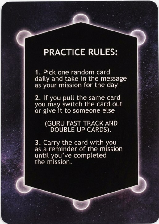 PRACTICE card sample