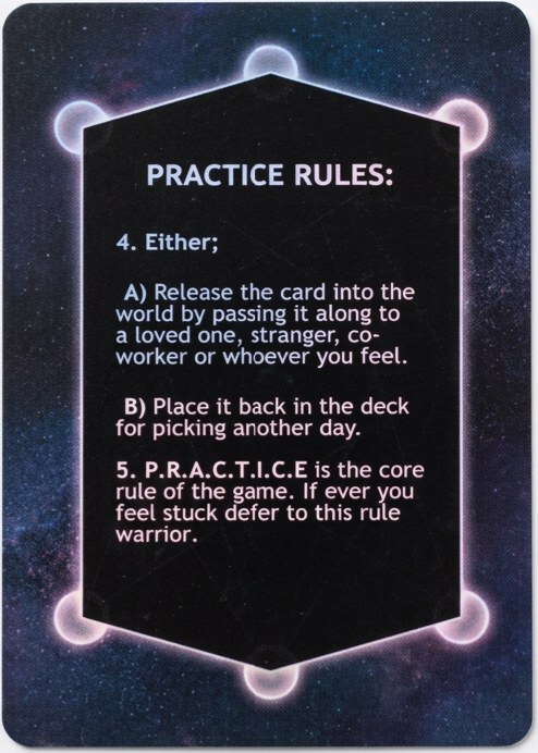 PRACTICE card sample